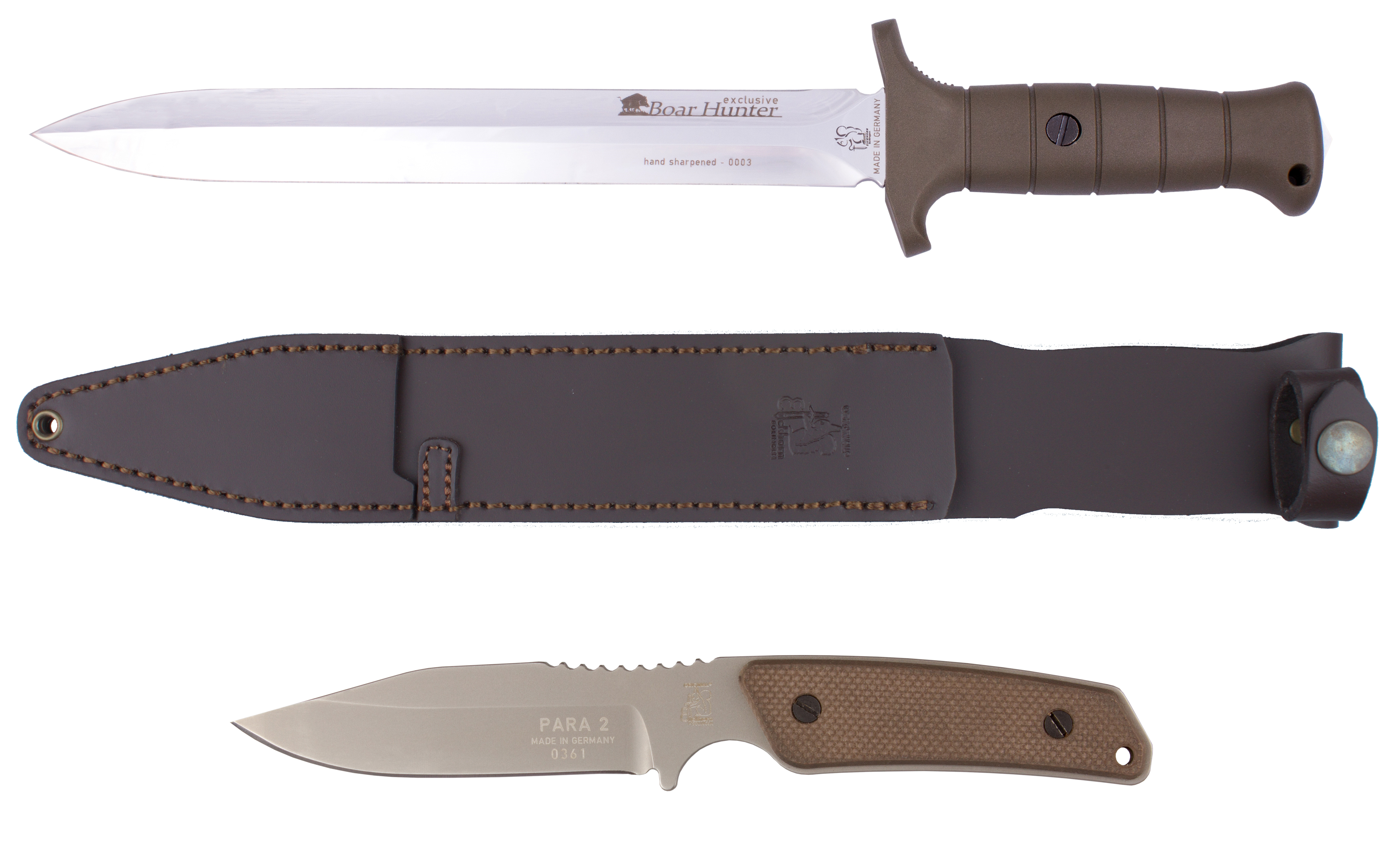 Boar Hunter & Waidbesteck Hunters' Knife Set